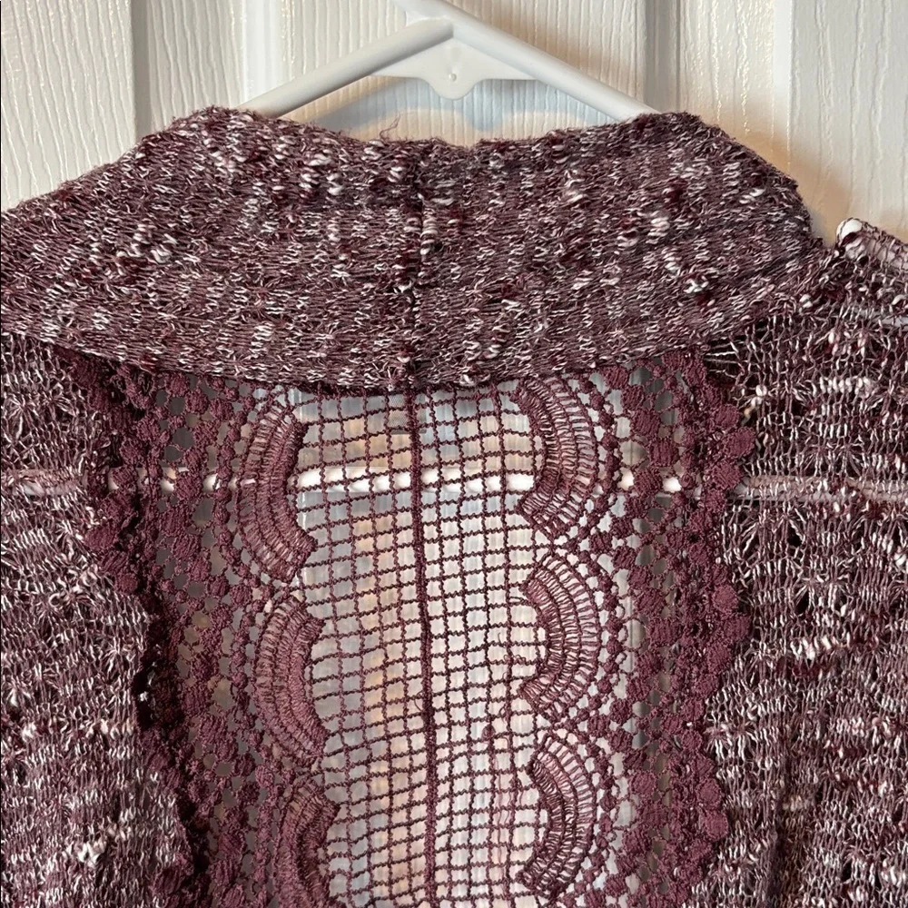 Lace-back Cardigan